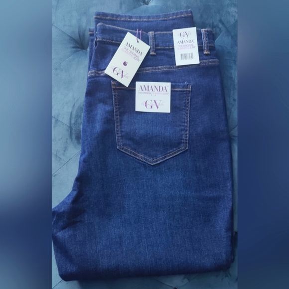 Gloria Vanderbilt Amanda Jeans, Scottsdale Wash, Size 24W - Picture 1 of 5